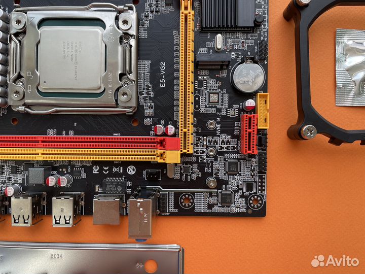 Комплект x79 2011 + intel Xeon E5 2643v2 + 32gb