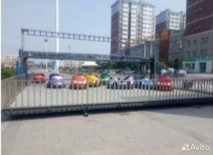 Мобильный аттракцион АВТОДРОМ в комплекте