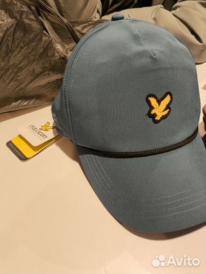 Кепка lyle scott голубая