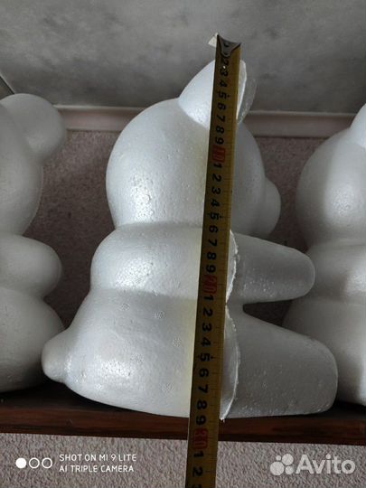 Медведь из пенопласта