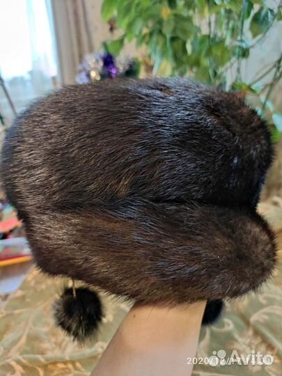 Шапка зимняя норковая