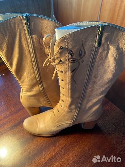 Сапоги весенняя женская