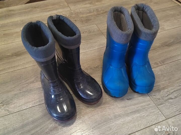Детские резиновые сапоги