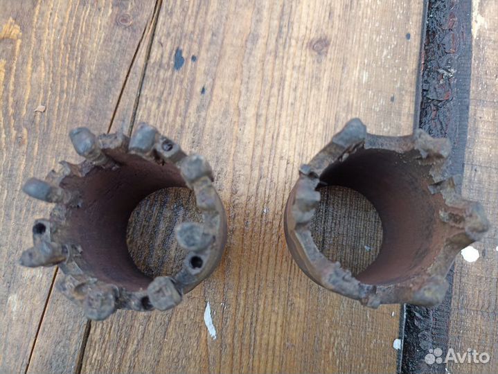 Коронка твердосплавная 59, Буровой приварной замок