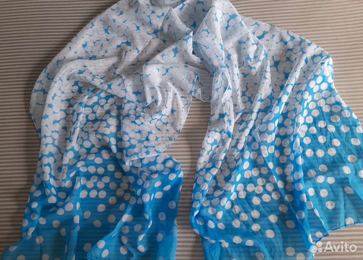Шарф искусственный шёлк новый Китай