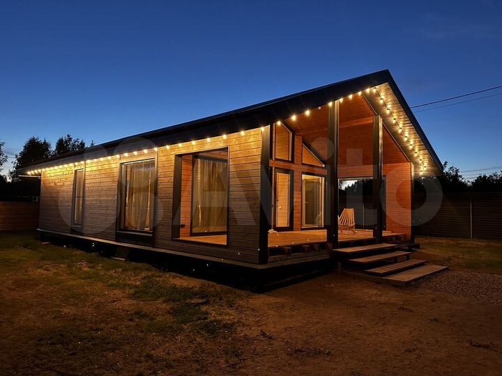 Коттедж 104 м² на участке 8 сот.