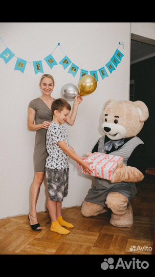 Мишка тедди на праздник