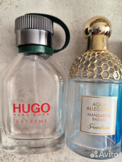 Флаконы, коробки от парфюмерии