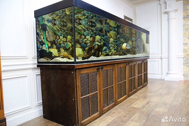 Аквариум 1.470л в полной комплектации