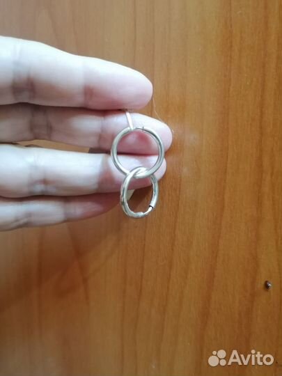 Серьги серебряные