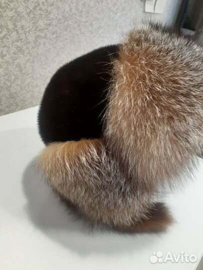Шапка зимняя норковая женская