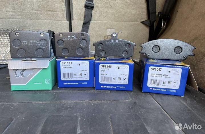 Тормозные колодки передние Ваз 2108-2115