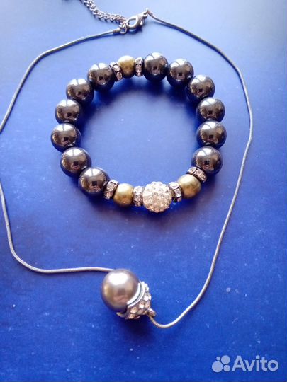Кулон с браслетом