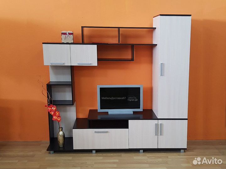 Гостиная (1,9м) венге+дуб молочный (шимо т/с)