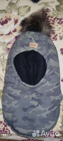 Шапка шлем для мальчика зима