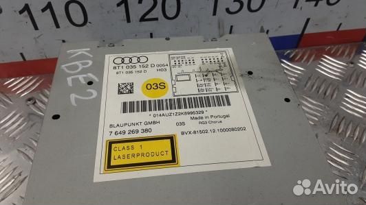 Магнитола audi A4 B8 (KBE02I401)