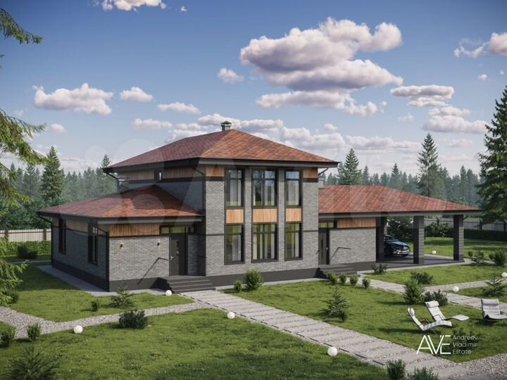 Дом 250 м² на участке 30 сот.