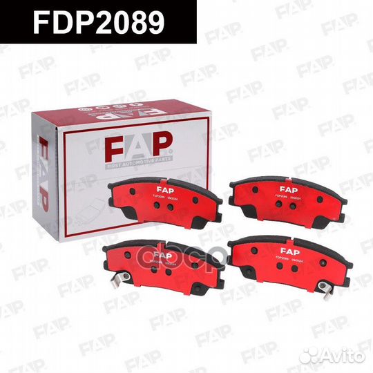 Тормозные колодки дисковые FDP2089 FDP2089 FAP