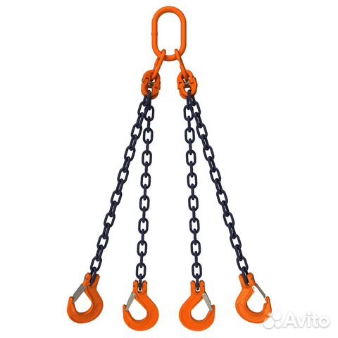 Строп цепной четырехветвевой 4сц 4,25т 3м