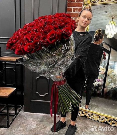 101 Роза Цветы Букеты 51 25 Роз Доставка