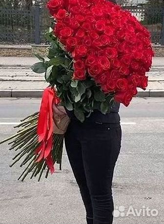 Букет роз 101 роза 51 роза