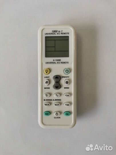 Пульт для кондиционера универсальный