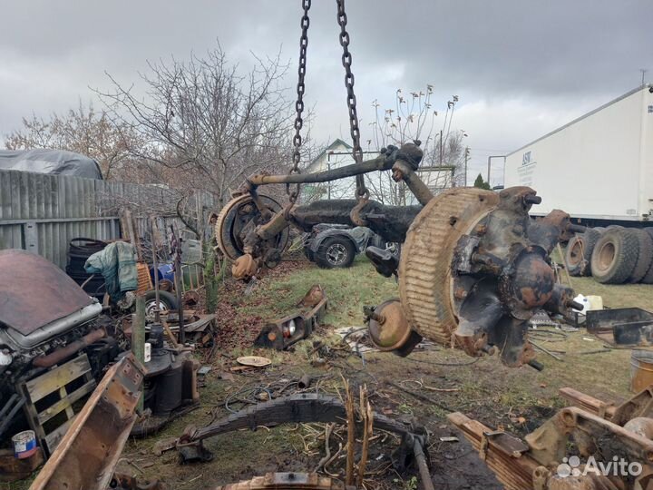 Разбор автокрана на базе Краз 250