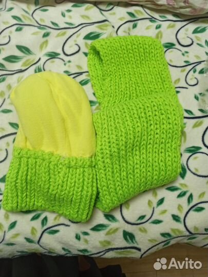 Шапка +снуд