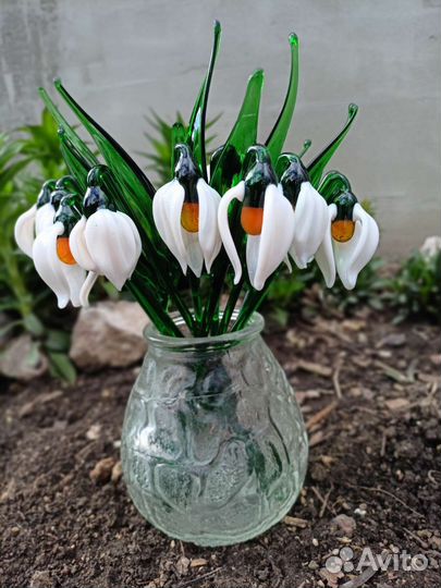 Цветы из стекла