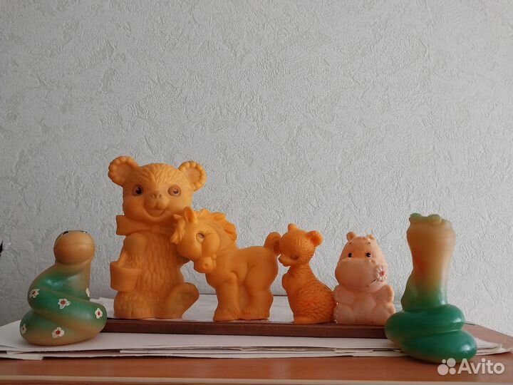 Резиновые игрушки СССР