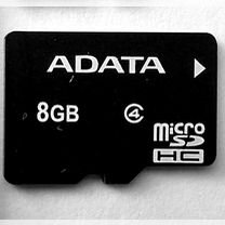 Карта памяти MicroSD 8Gb