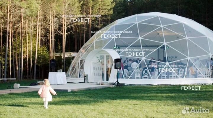 Геокупол диаметр 12 м