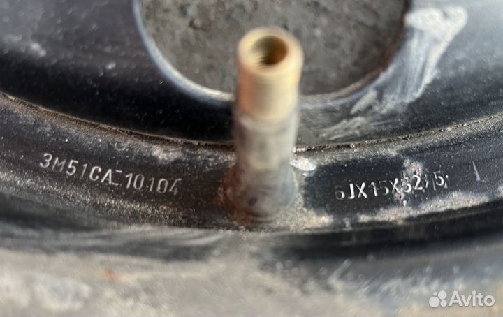 Диск штампованный r15 ford focus c-max 5x108