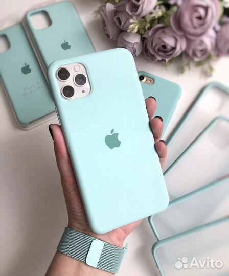 Силиконовый чехол на все айфоны