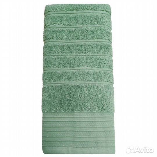 Полотенце махр. Страйп 100х150см пыльно-ментоловое