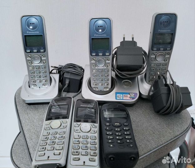 Радиотелефоны Panasonic и Siemens