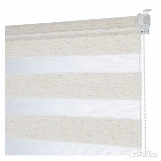 Штора рулонная decofest Бейс день/ночь 100х160см б