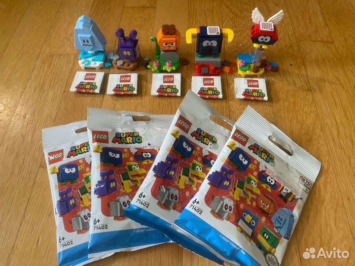 Lego лего минифигурки Super Mario 4 новые