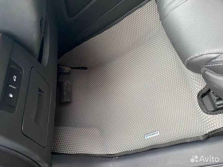 Коврики EVA 3Д на CganganCS75 Plus серый+черный