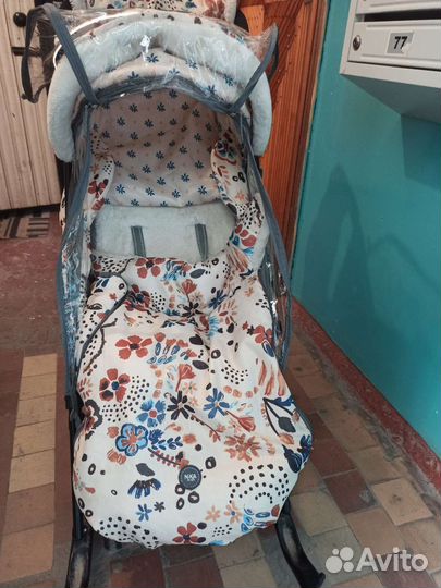 Санки коляска ника 7-5