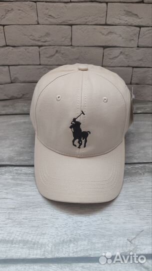 Кепка бейсболка Polo ralph lauren белая летняя