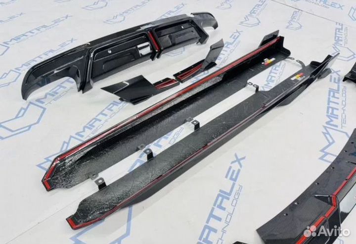 Bmw x5m f95 карбоновый комплект рест