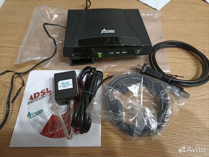 Модем Acorp adsl2+ (новый)