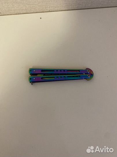 Нож бабочка железный