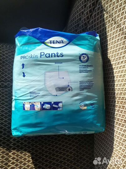 Подгузники-трусы для взрослых tena Pants M 10 штук