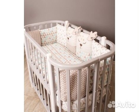 Детская кровать трансформер с маятником