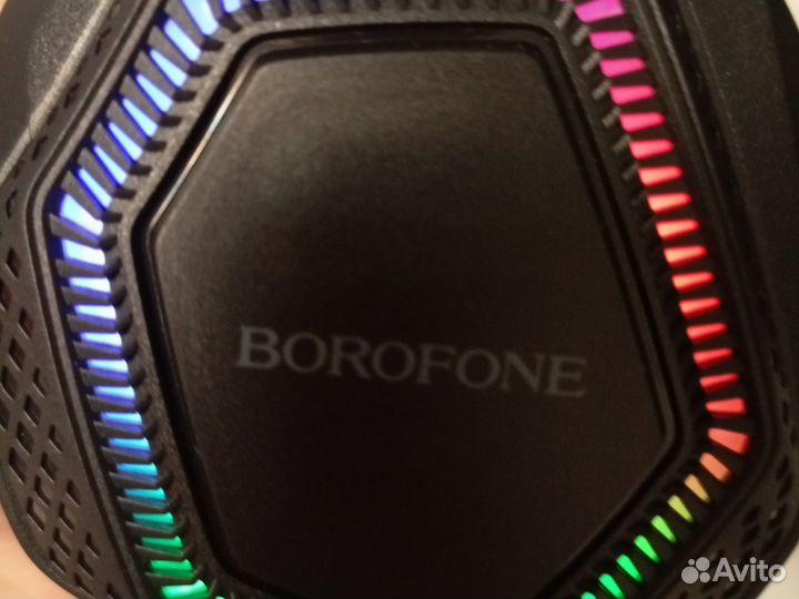 Наушники светодиодные. С микрофоном проводные