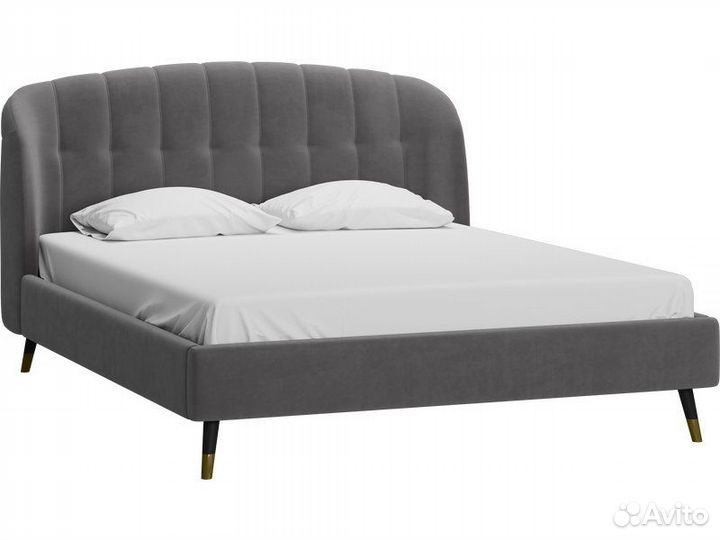Кровать Льери 180 Velvet Grey