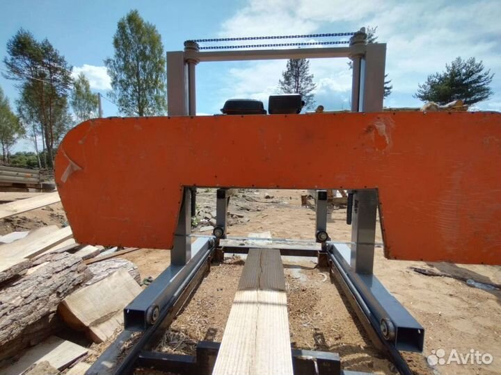 Ленточная пилорама бензиновая