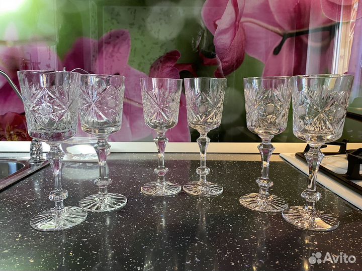 Фужер хрустальный Кубок 20,5 см СССР